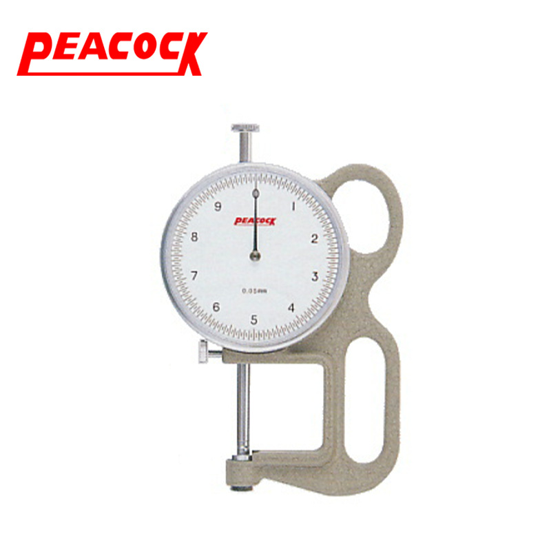 PEACOCK孔雀指针式厚度计Q-1厚度测量仪