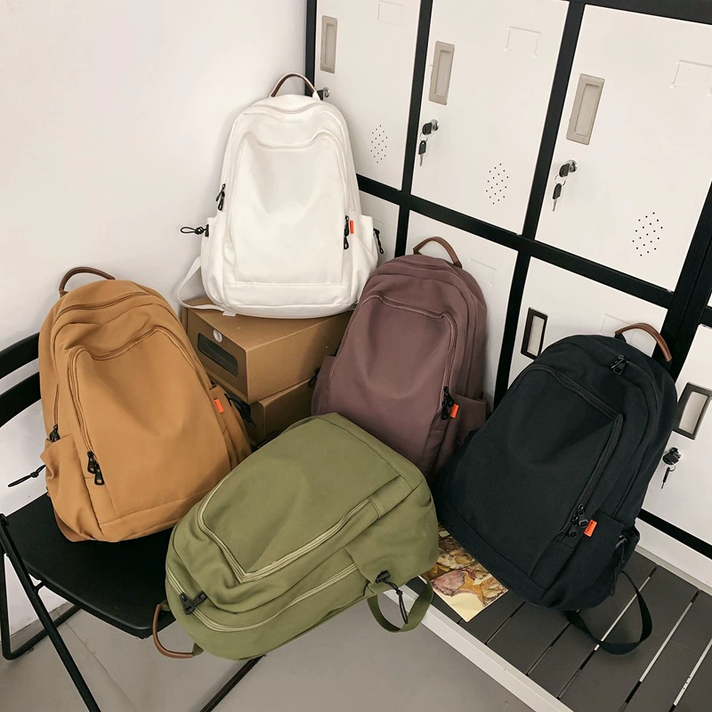 Backpack, universal shoulder bag, Korean style, for secondary school, for students