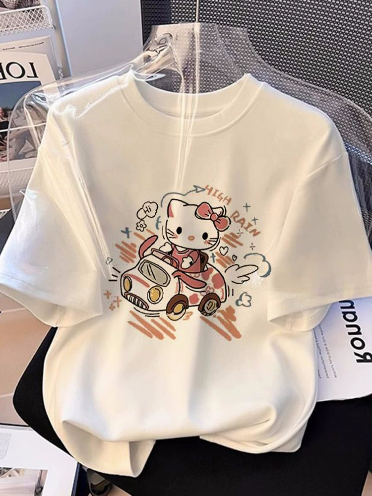 Детская белая хлопковая футболка с коротким рукавом, детская одежда, корейский стиль, для подростков, западный стиль