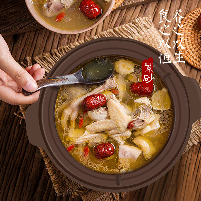Sopa de estofado rápido Olla de estofado eléctrica Olla de alimentos complementaria Olla BB Olla de avena para bebés Olla de estofado pequeña para el cuerpo Fábrica de suministro de cazuela morada doméstica