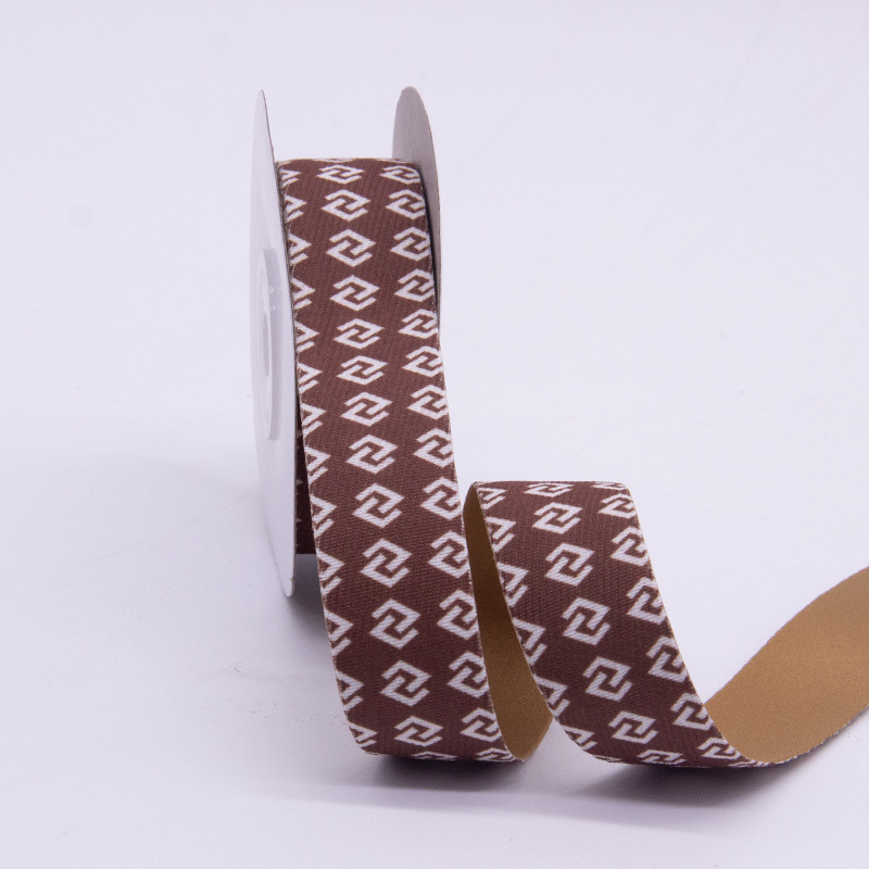 2.5cm - 4cm pequeña cinta de viento fragante DIY coreana cinta de cabello negro marrón cinta de ropa de estilo universitario