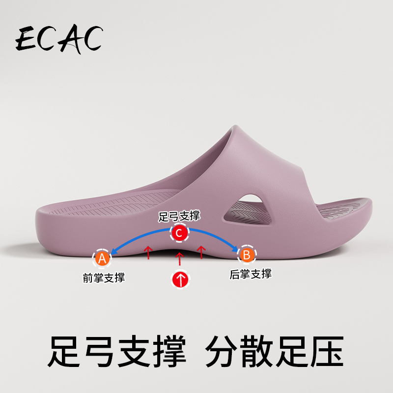 Arch Support Slippers for Women, Indoor Home Use, Couples, All-Season, Bathroom, Non-Slip, Anti-Odor, Eva Sandals for Men