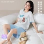 圆领少女短袖卡通家居服