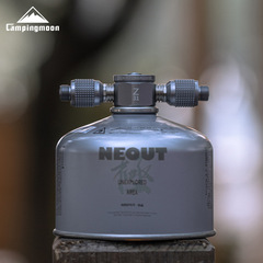 Komlan Z31 one-to-three camping stove with aluminum alloy side output, high mountain flat gas can adapter