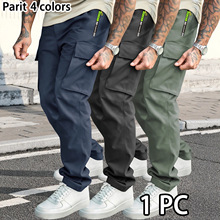 跨境欧码速卖通美式男冲锋裤休闲宽松透气户外锻炼日常活动长裤