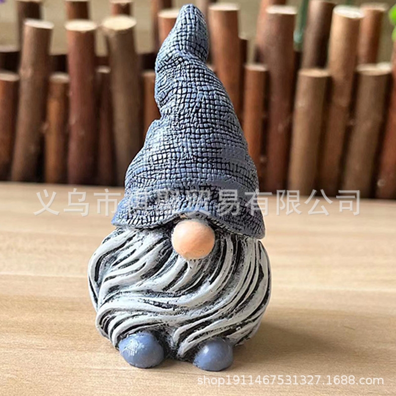 侏儒矮人蓝帽子