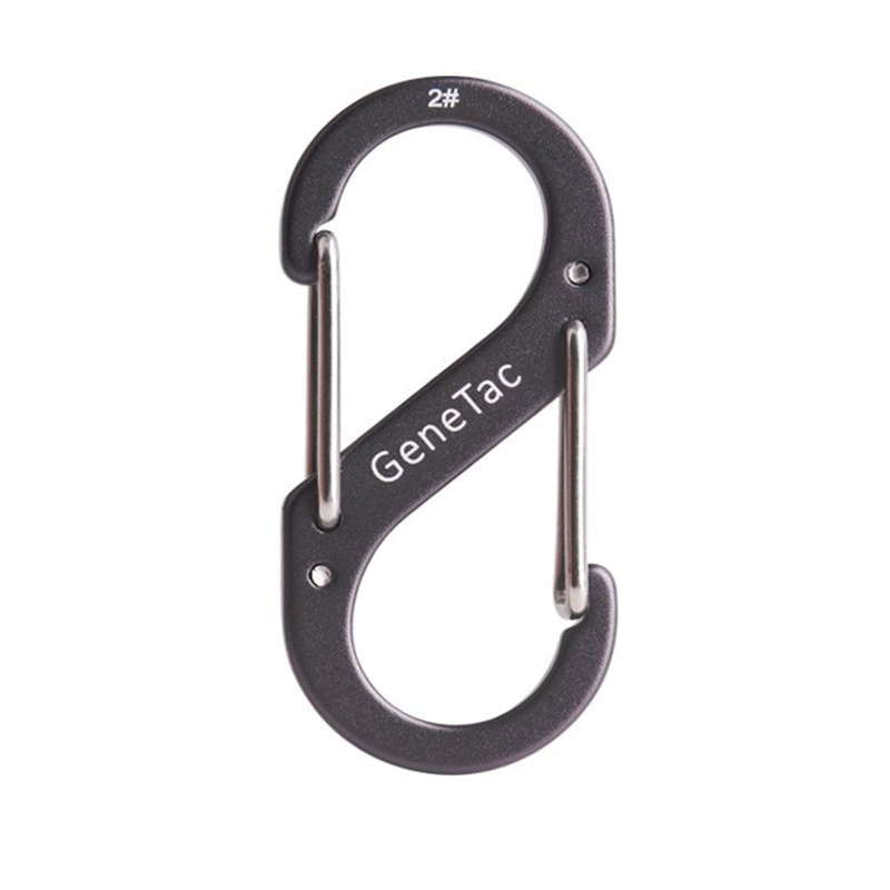 Bidirectional wire spring 8-character hook carousel buckle из алюминиевого сплава S-образной формы GeneTac No. 2