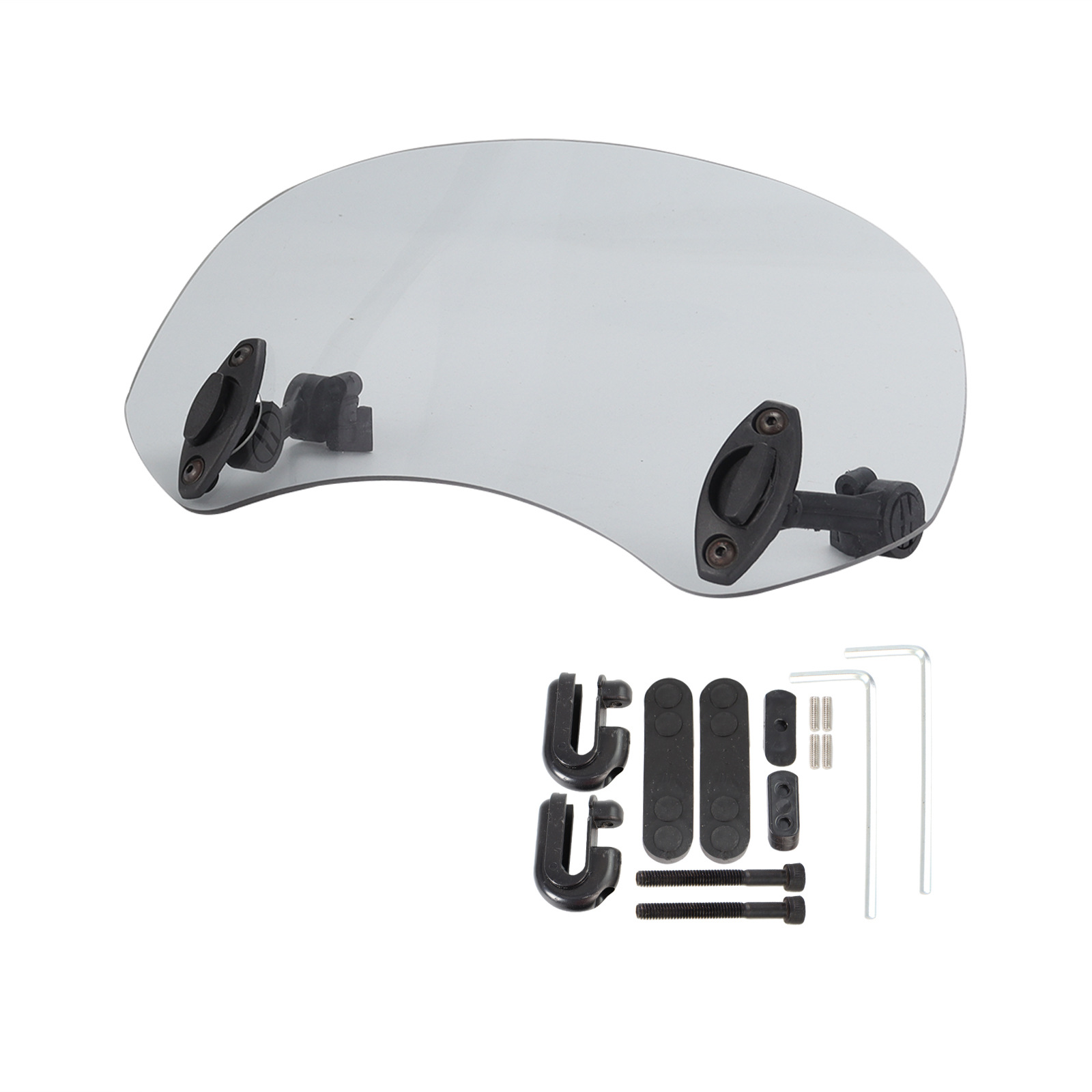 Universal Motorcycle Modification Parts, Height-Adjustable Wind Deflector Suitable for Yamaha, Kawasaki, Honda