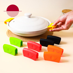 Supply silicone pot ear clips, creative clips for cast iron pot handles, microwave oven oven mitt clips, pot ear covers