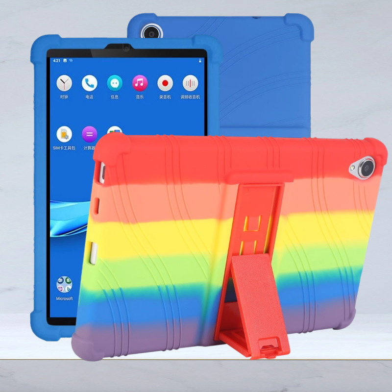 For Motorola Motorola Tab G20 Tablet Protective Case 8-inch Drop-resistant Silicone Bracket Protective Case