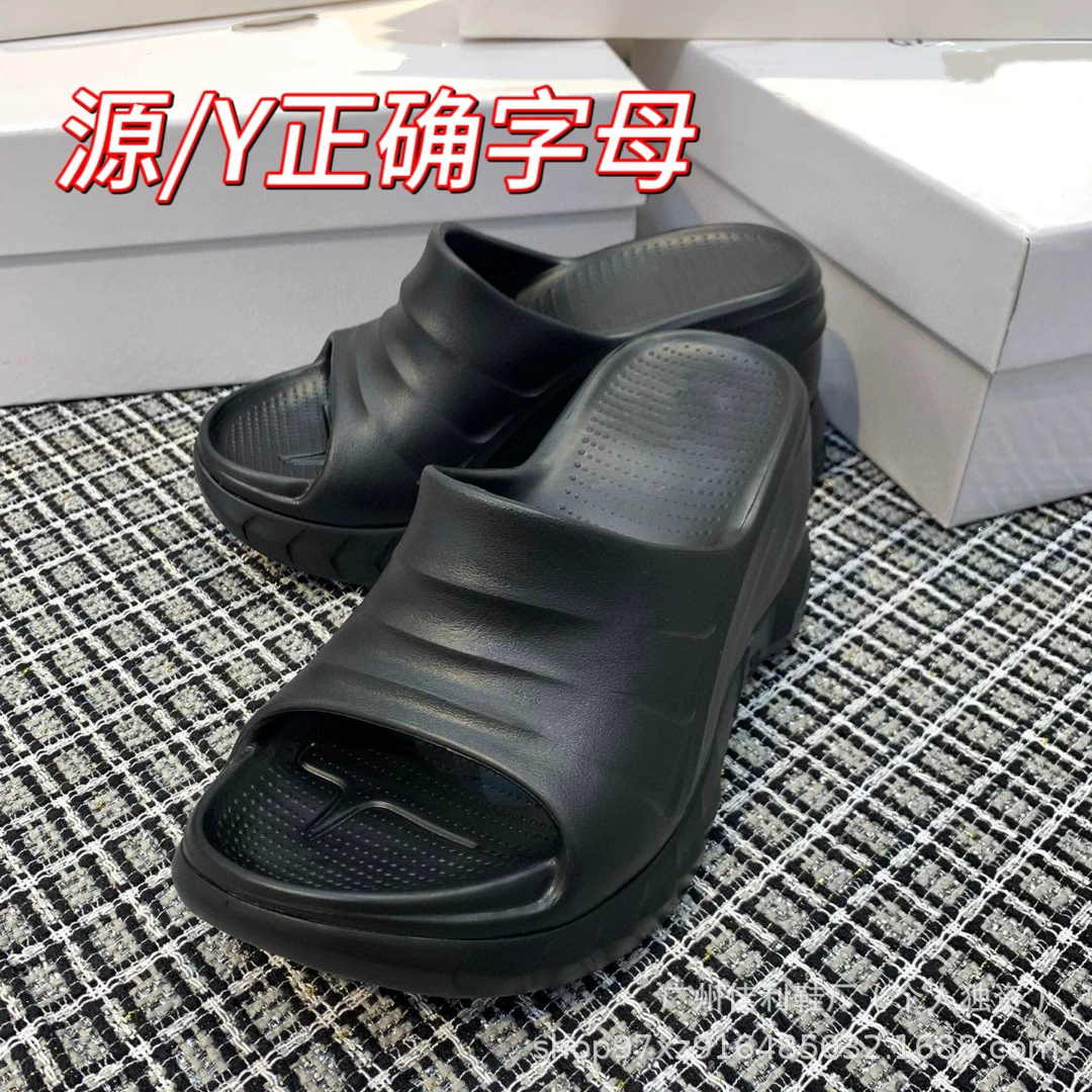 Внешняя торговля тапками с толстой подошвом женские летние 2025 новые скатные кексы