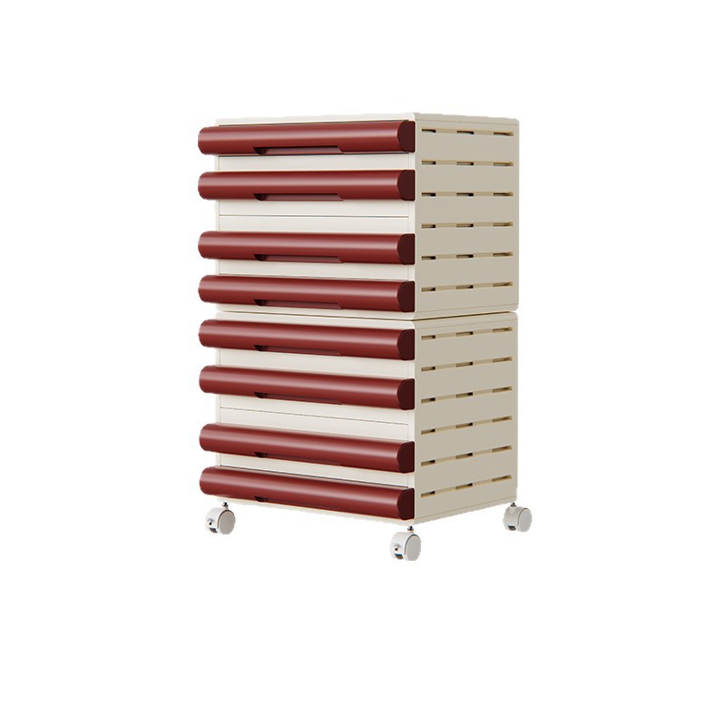 デスク引き出し式書類収納ボックスデスク下書類キャビネットオフィスA4紙整理ボックスCDレコード収納キャビネット