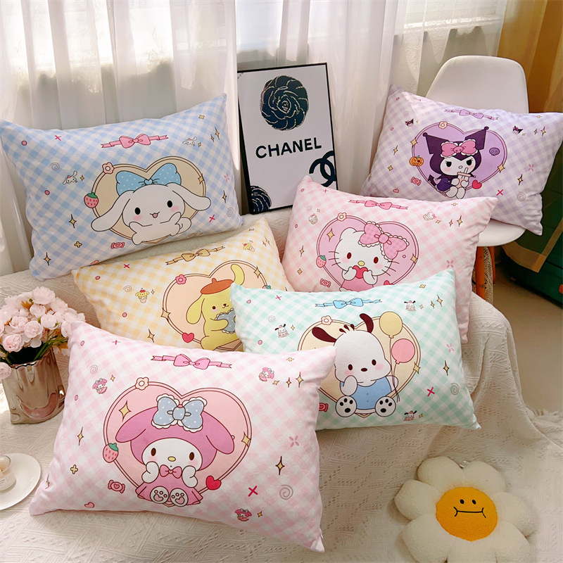 Cartoon Japanese pillowcase for students