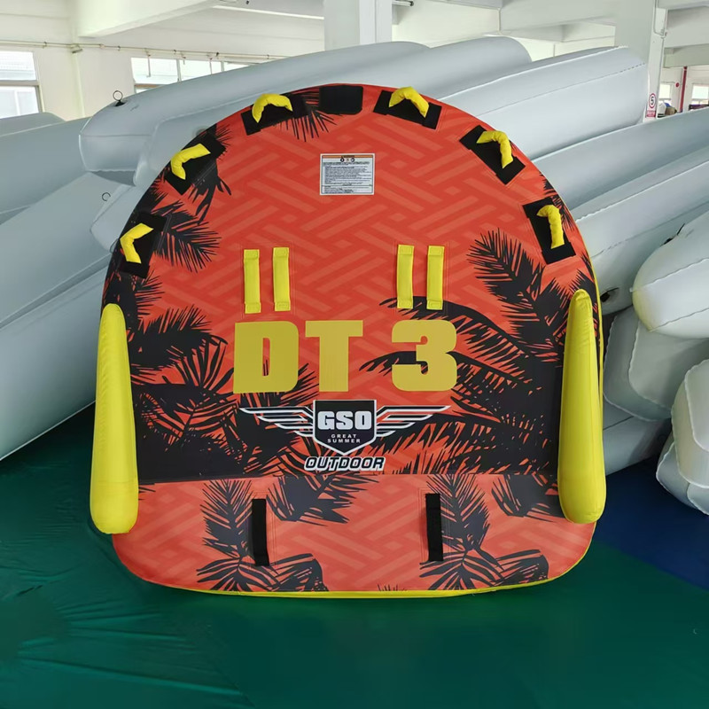 Fábrica de nuevo surf 3 personas agua anillo de remolque inflable lancha rápida tracción hovercraft inflable retroceso flotante