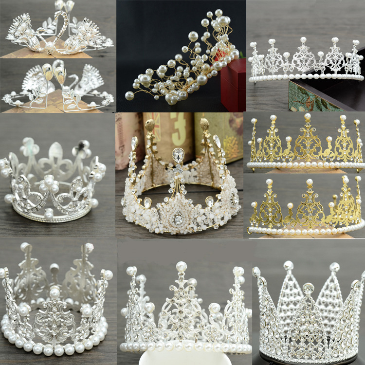 Bridal crown baby crown headdress birthd...