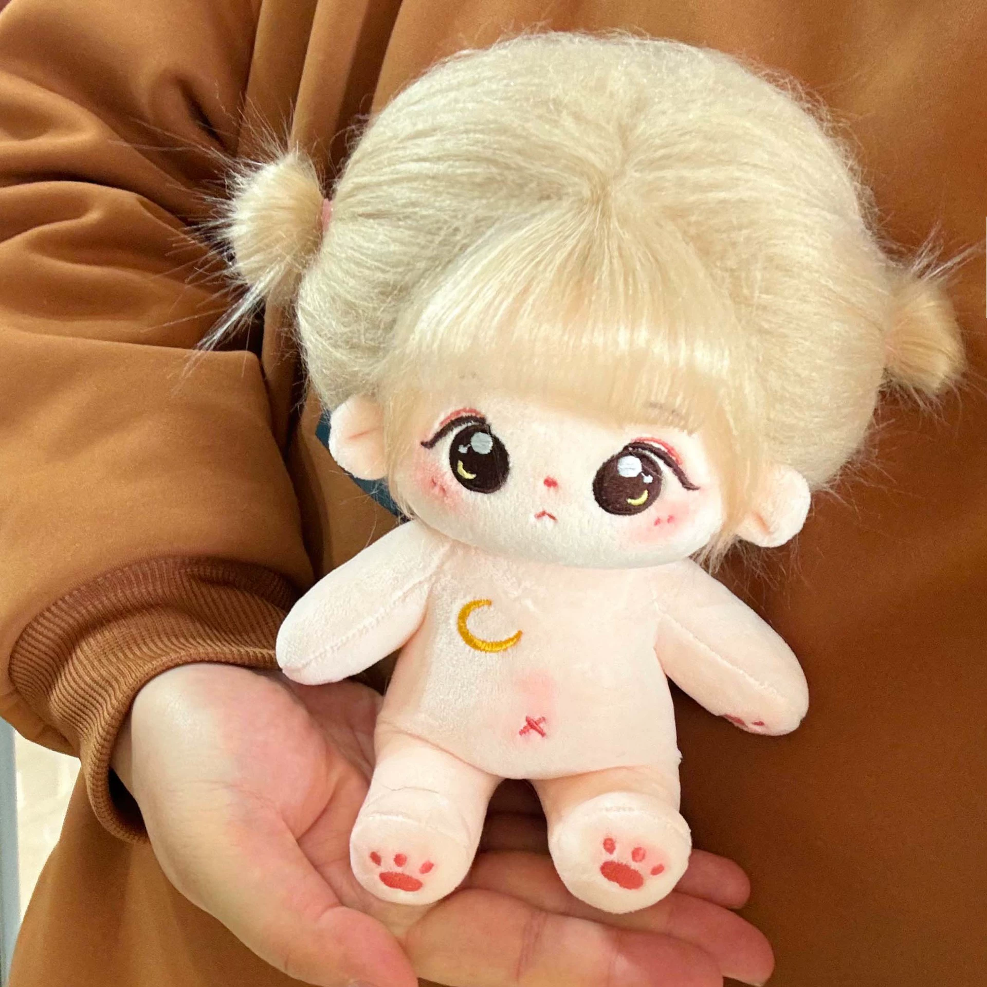 Хлопковая милая кукла для переодевания, 20 см