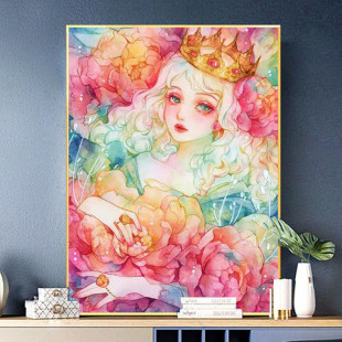 Flower banquet Queen cross stitch 2023 New thread embroidery living room bedroom wedding simple atmosphere handmade self embroidery girl