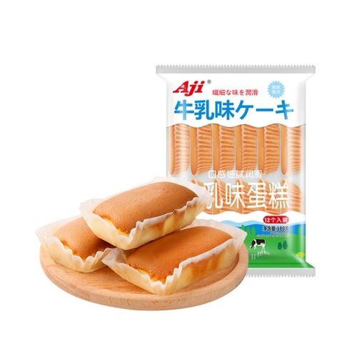 AJI Milk Cheese Flavor Egg Pancake 12-Pack 180g Breakfast Tear-Off Bread Office Leisure Snack