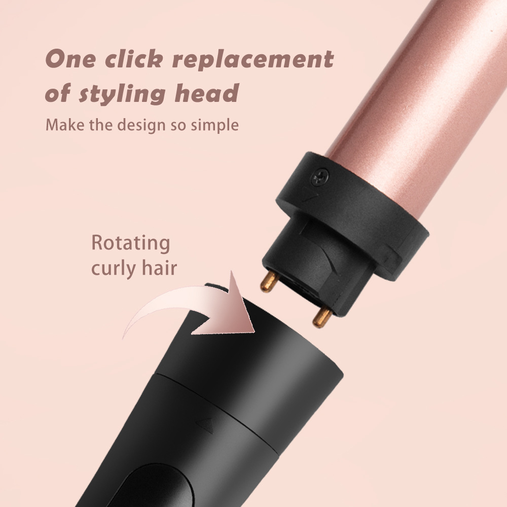Ventas transfronterizas en caliente damas multifuncional multi-en - uno barra de cabello recto de doble propósito clip de cabello recto pantalla digital máquina de cabello recto automático