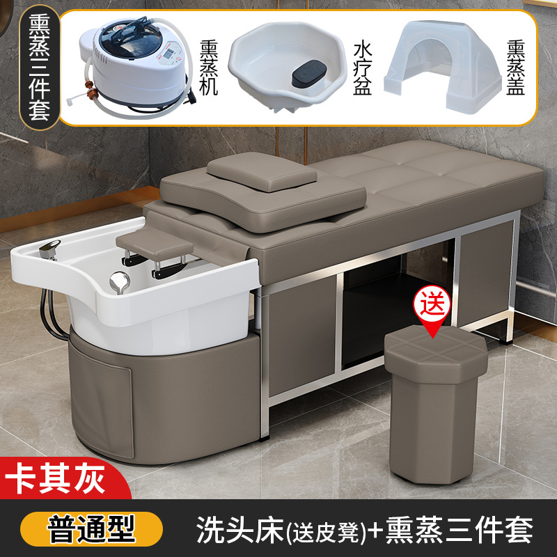 Cuenca de cerámica-ceniza de color caqui + Fumigación