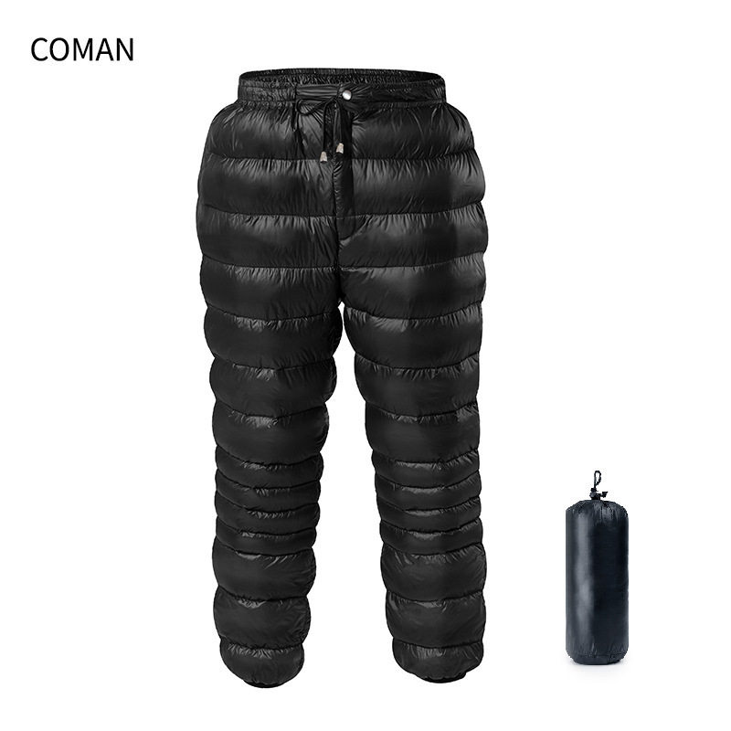 In-Stock Direct from Factory, New Thickened down Pants for Outdoor Wear, Filled with White Duck down for Warmth, Suitable for Temperatures Below Zero, down Jacket