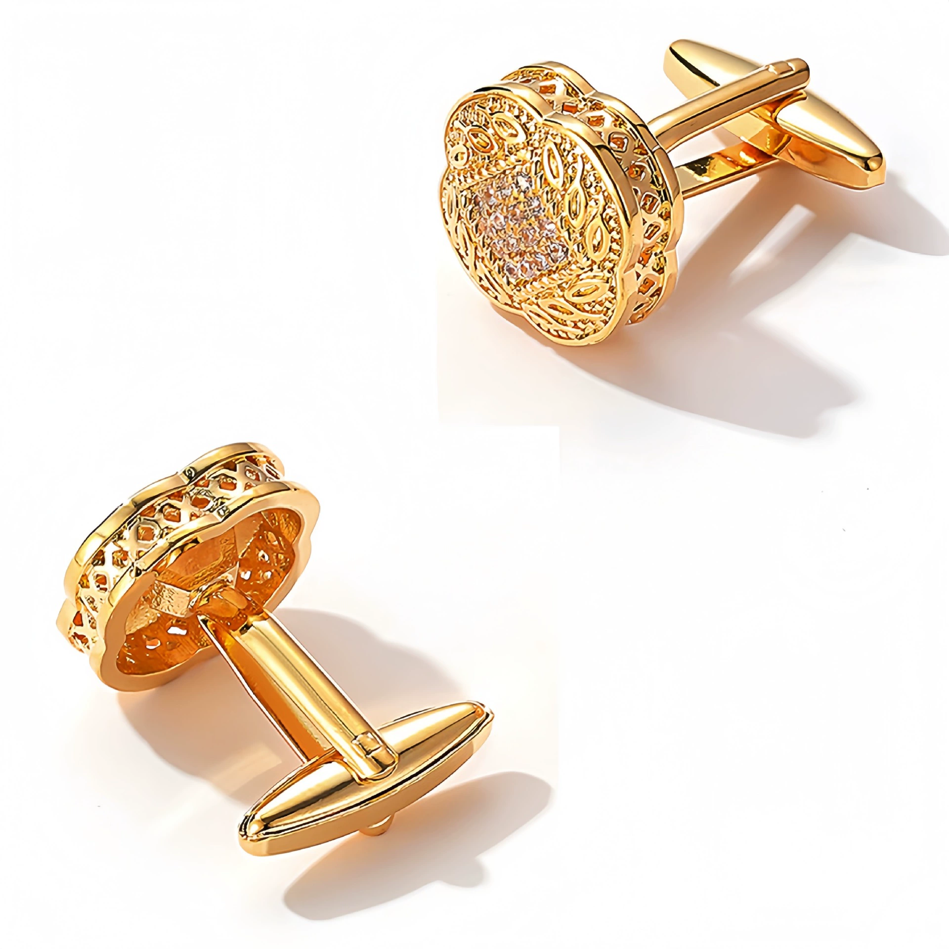 [TZG] Cufflinks Cuffs Diamond Bitcoin Watch Ski Dolphin Table Tennis Motorcycle Tower Aircraft Cufflinks