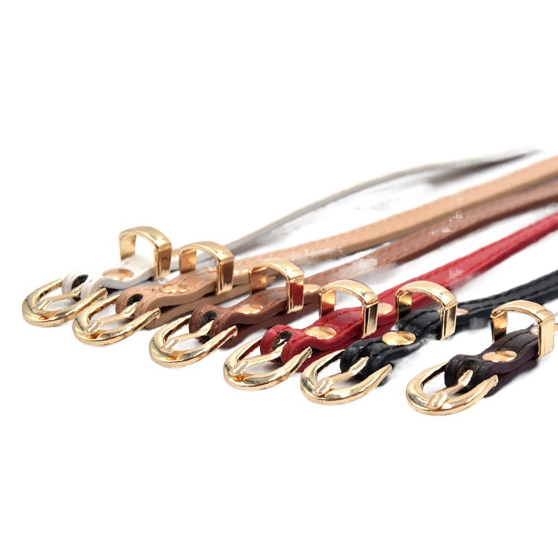 Primavera y verano nuevos niños cinturón Delgado moda simple todo partido vestido ropa a juego cinturón sombrero de paja cinturón pequeño