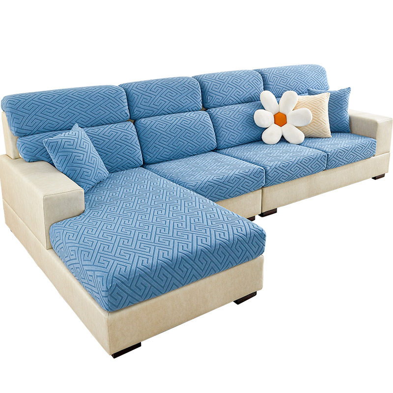 Cubierta de sofá elástica funda de cojín cubierta de sofá simple todo incluido cuatro estaciones cubierta universal toalla cubierta de cojín de sofá