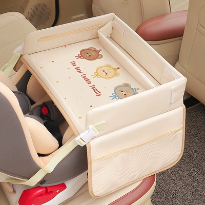 Car Kids Safety Seat Car table board - happy-friend-hat-bear