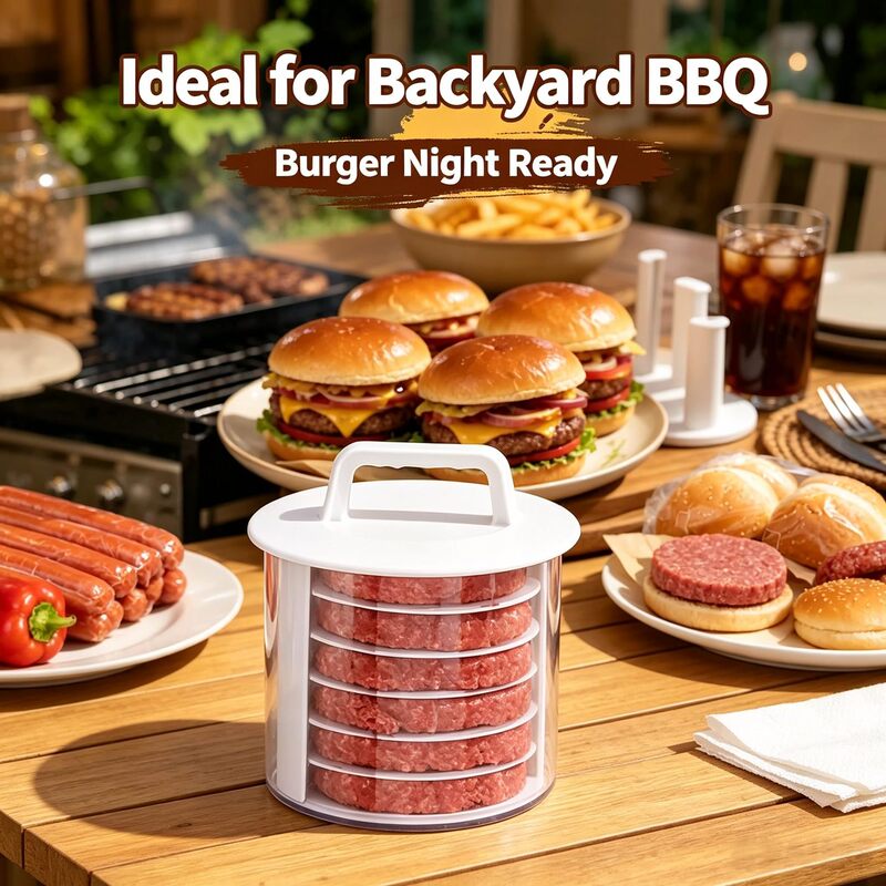 Cross-border Amazon Innovative Practical and Fun Hot-selling Burger Patty Maker Burger Patty Making Tool