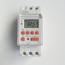 30A可编程微电脑时控开关 定时器宽压TM919BK数显时间开关TIMER
