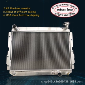 Land Cruiser HJ60 HJ61 4.0L Üçün Tam Alüminium Su Çəni Radiator