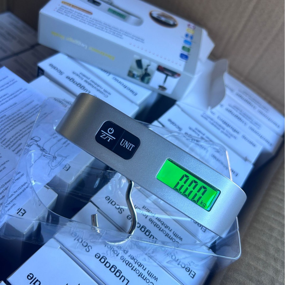 Taşınabilir Elektronik El Bagajı Terazi 50kg Hassas Kargo Terazisi Askılı Terazi 2000 Adet Ücretsiz Kargo Üretici Stok Toptan