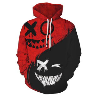Cross-Border Amazon the Nightmare before Christmas Series 3D Digital Printed Sweatshirt Cosplay Halloween Costume Harajuku