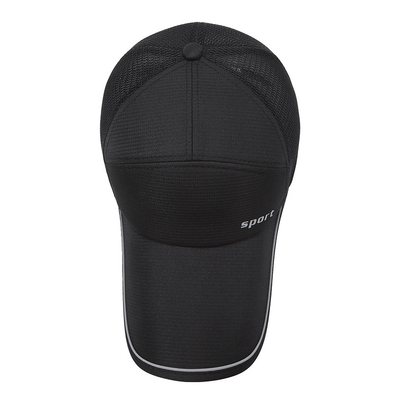 Baseball Cap For Men Breathable Mesh Sun Protection Summer Hat_voghion.com