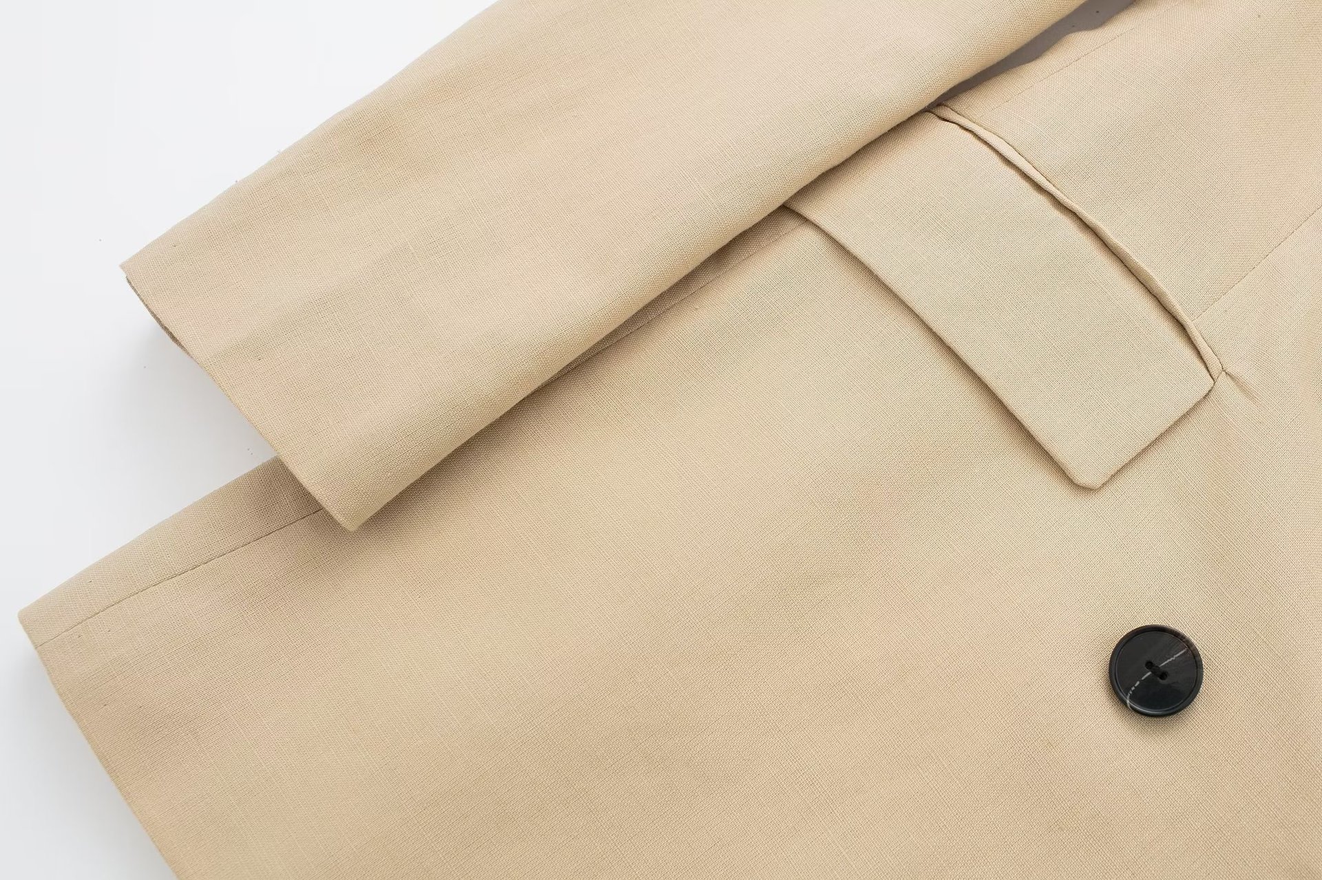 157g Weight Long Sleeve Sleeve Length Viscose fiber Fabric Type Pants Sets Sets Type 3 Pieces Set Quantity Daily Occasion Turndown Neckline Regular Fit Fit Type Solid Color Pattern Summer, Spring Season Women's Gender Business, Classic Style Style Women's Long Sleeve Blazers Business Classic Style Solid Color 96