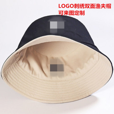 渔夫帽双面女盆帽男遮阳帽休闲帽防嗮帽户外帽户外遮阳帽子|ms
