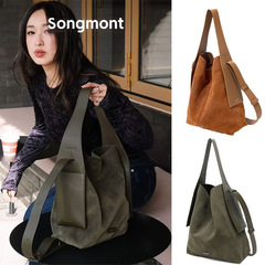 songmont挂耳托特包系列大号中号牛皮女包单肩手提斜挎包大容量