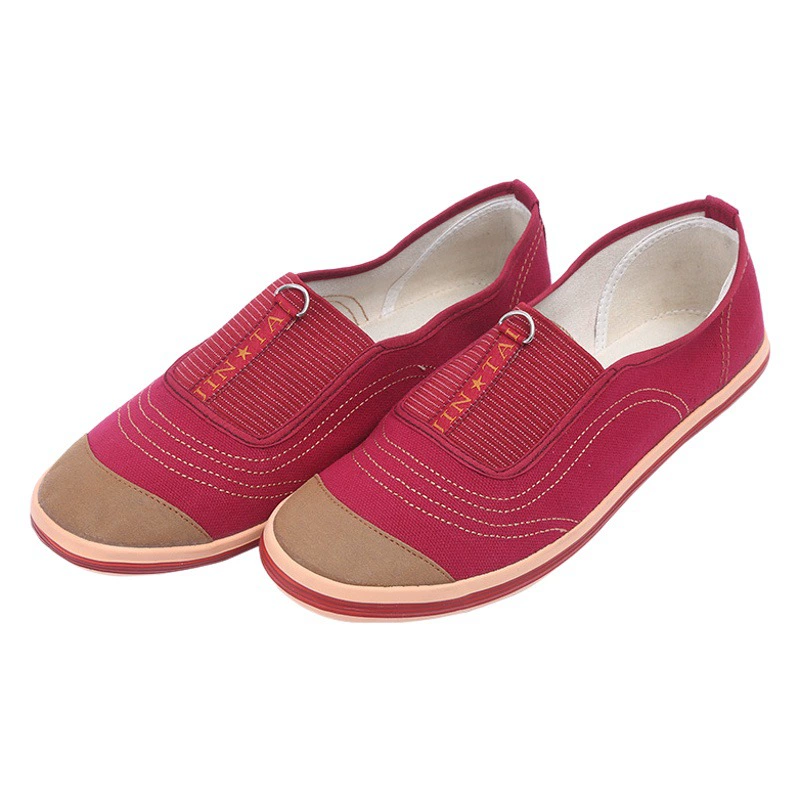 Jintai, повседневная рабочая обувь для страхования труда, летняя джинсовая обувь для мам, прогулочная обувь для среднего и пожилого возраста, оптовая продажа