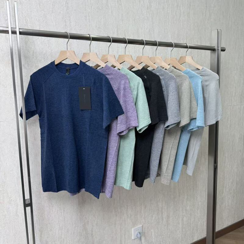 New Thin Casual Sports Short-Sleeved Quick-Drying Round-Neck Ice-Feel Skin-Friendly Loose-Fitting Short-Sleeved Solid Color T-Shirt for Men and Women New Thin Casual Sports Short-Sleeved Quick-Drying Round-Neck Ice-Feel Skin-Friendly Loose-Fitting Short-Sleeved Solid Color T-Shirt for Men and Women