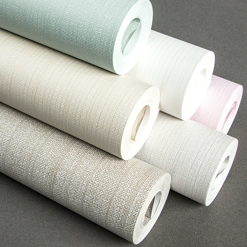 Нетканые обои Nordic Plain Texture, рулон 0.53×9.5 м, простой темный узор для дома