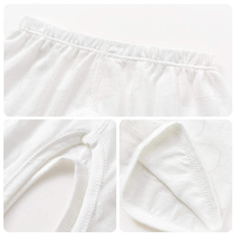 Pantalones Cortos de Cinco Puntos con Entrepierna Abierta para Bebé de Fibra de Celulosa para Bebés image 4