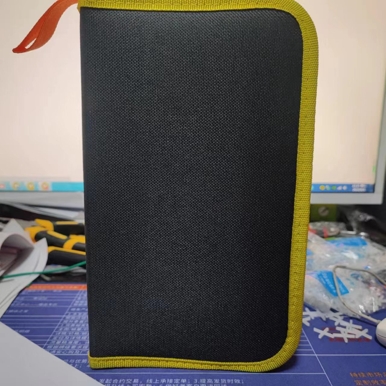 Juego de herramientas multiusos alicates de agua alicates de alambre tijeras de jardín llave ajustable alicates puntiagudos con bolsa de almacenamiento de lona