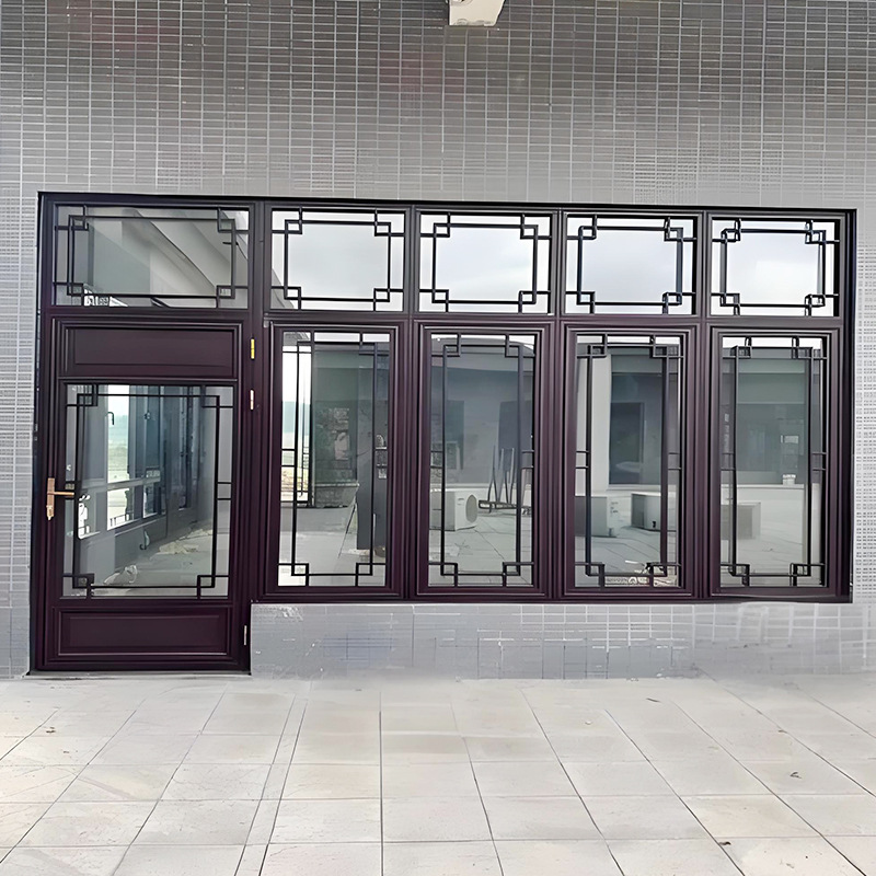 Окно антикварное Yiheng Doors and Windows 55мм одностекольное