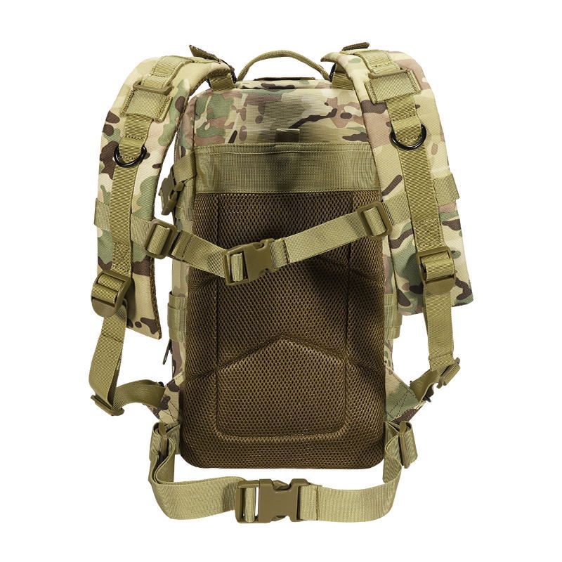 CAMO 2022 New Tactical Backpack Camouflage Backpack Factory Direct Sales Polyester Encrypted 600D 3P Backpack
