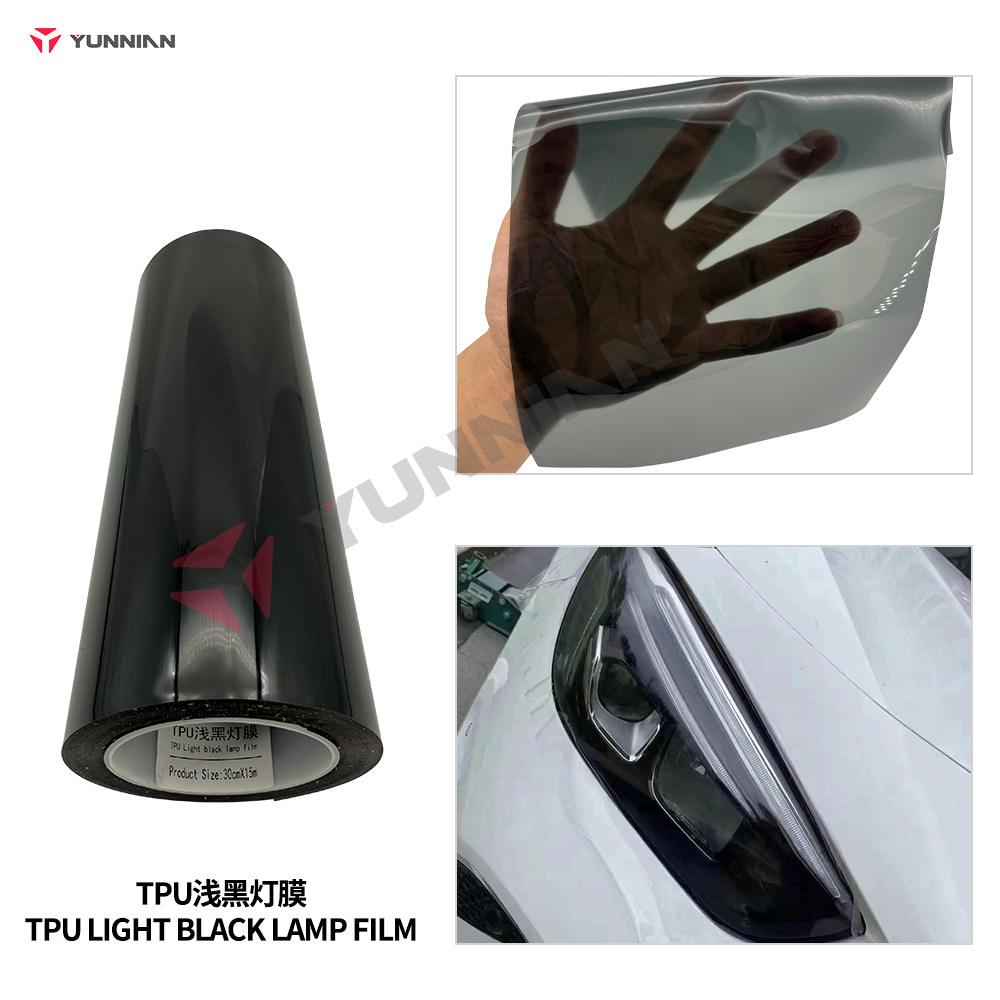 Car headlight protective film – YUNNIAN Headlight Film Light/Dark - tpu-light-black-75mil-3-year-warranty-031m