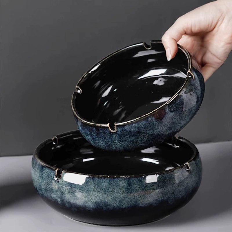 Большой пепельница креативная личность керамическая пепельница домашнее ретро китайская гостиная легкая роскошная офисная тенденция