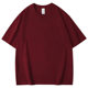 Pure Cotton Heavy-weight Loose Base Shirt Casual Basic Short-sleeved T-shirt Pure Cotton Retro Solid Color Round Neck Japanese Men's Love
