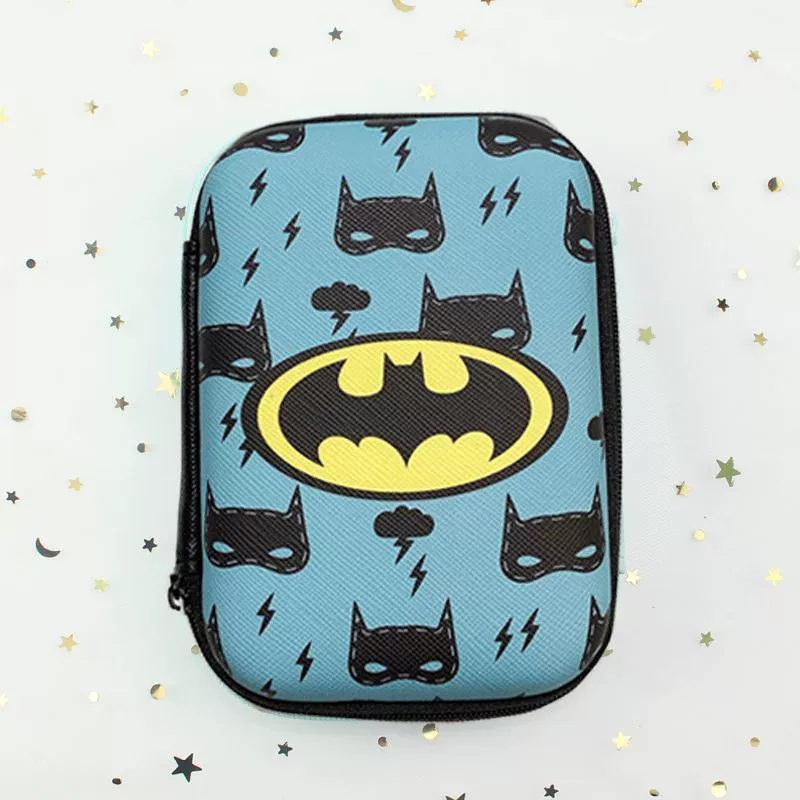 Organizer Storage Bag, Cute Printed Zipper Case, Portable 14×10×3 cm, Phone & Accessories