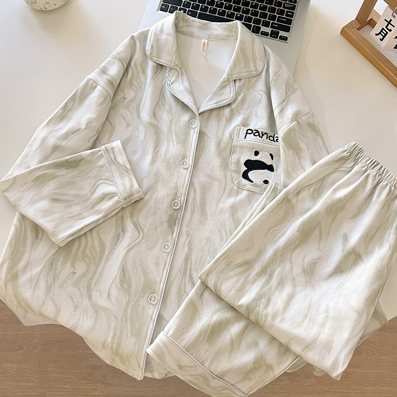 Velvet demi-season cartoon pijama